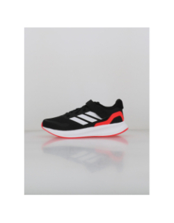 Baskets à scratch runfalcon 5 el noir rouge enfant - Adidas