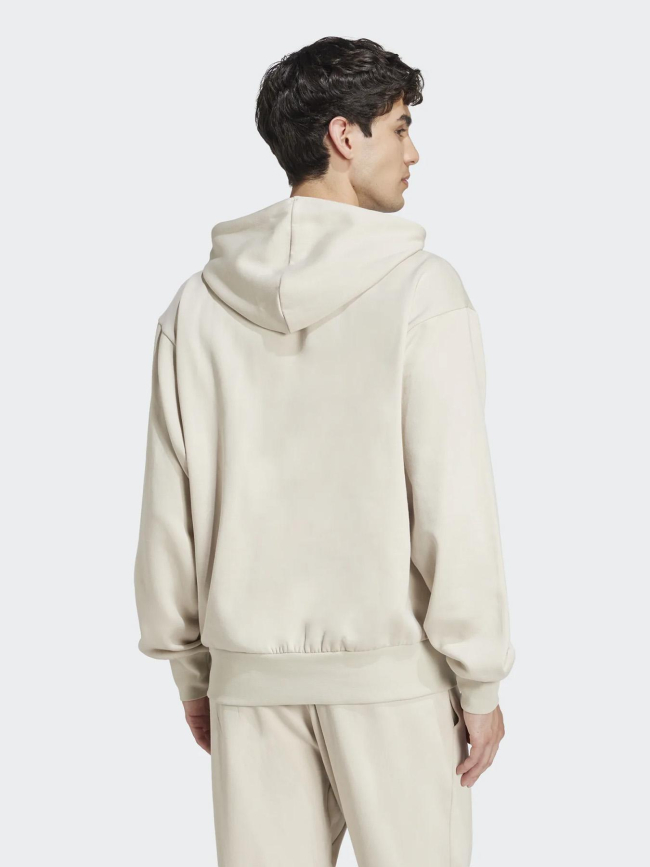 Sweat à capuche feel cozy gris clair homme - Adidas