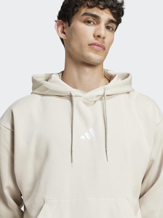 Sweat à capuche feel cozy gris clair homme - Adidas