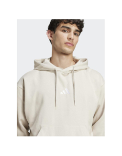 Sweat à capuche feel cozy gris clair homme - Adidas