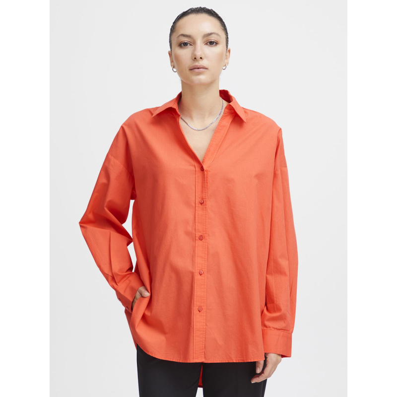 Chemisier ihestama orange femme - Ichi