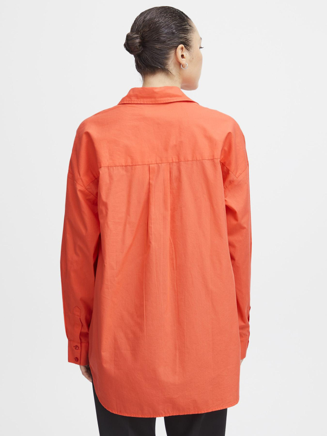 Chemisier ihestama orange femme - Ichi