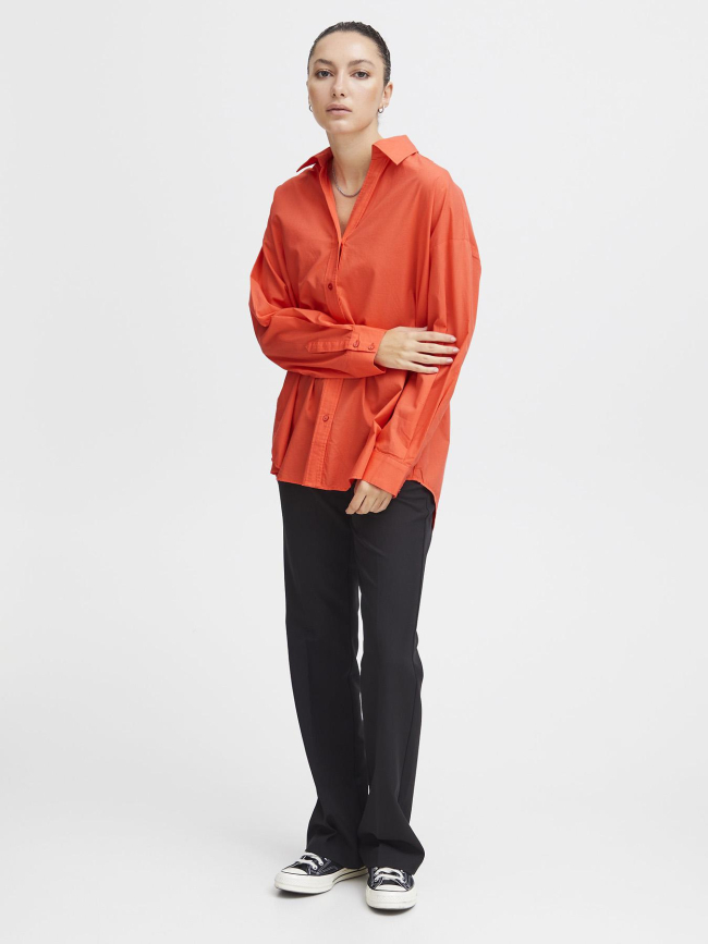 Chemisier ihestama orange femme - Ichi