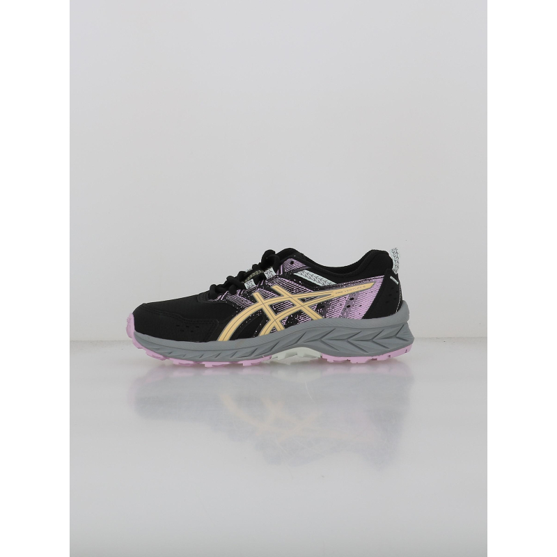Chaussures de trail pre venture 9 gs noir orange enfant - Asics