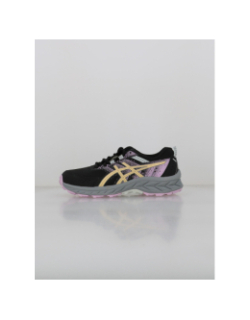 Chaussures de trail pre venture 9 gs noir orange enfant - Asics