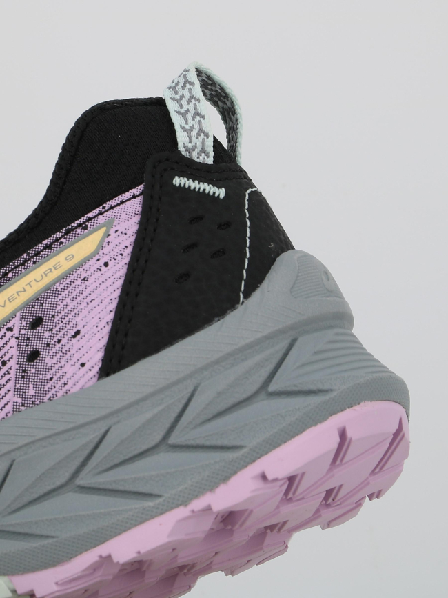 Chaussures de trail pre venture 9 gs noir orange enfant - Asics