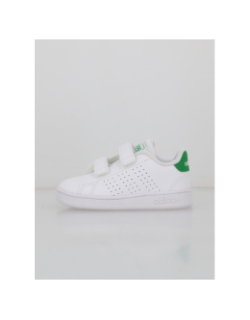 Baskets à scratch advantage cf blanc vert enfant - Adidas