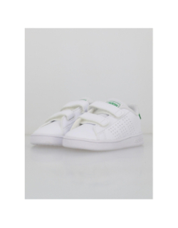 Baskets à scratch advantage cf blanc vert enfant - Adidas