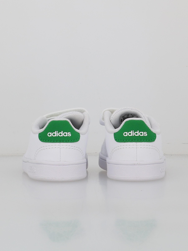 Baskets à scratch advantage cf blanc vert enfant - Adidas