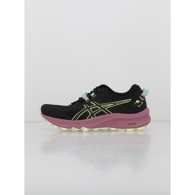 Chaussures de trail trabuco terra 2 noir mauve femme - Asics