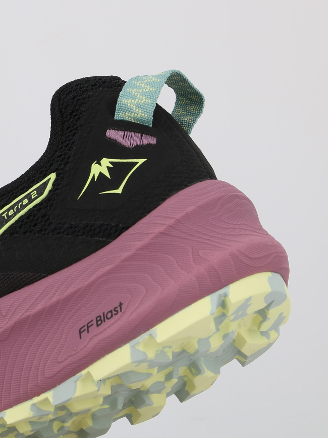 Chaussures de trail trabuco terra 2 noir mauve femme - Asics