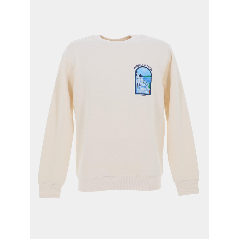 Sweat santorini blanc homme - Project X Paris