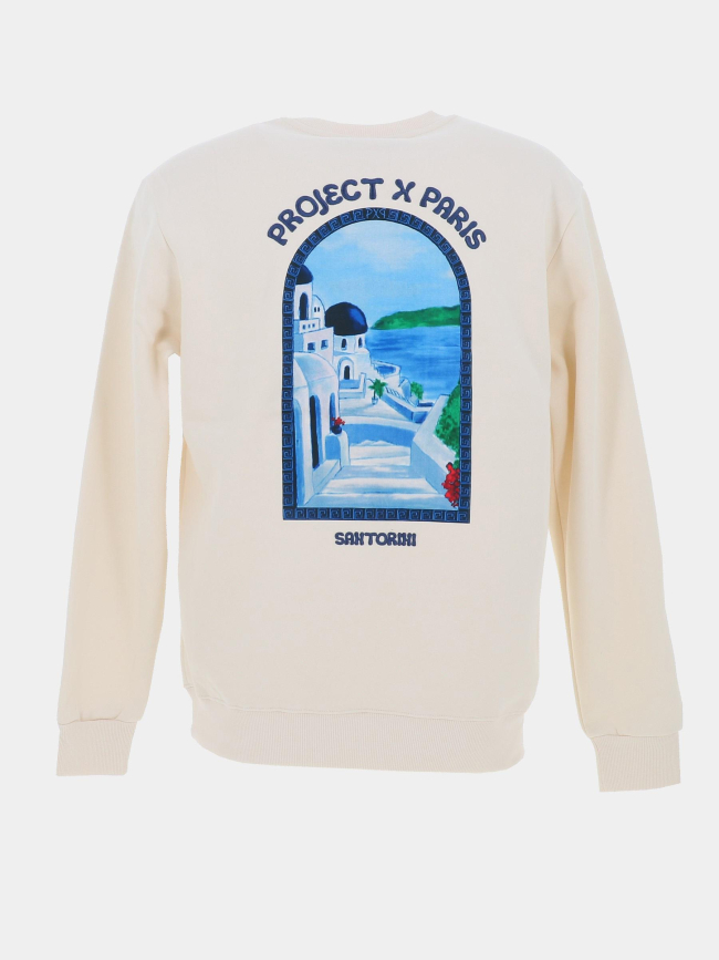 Sweat santorini blanc homme - Project X Paris