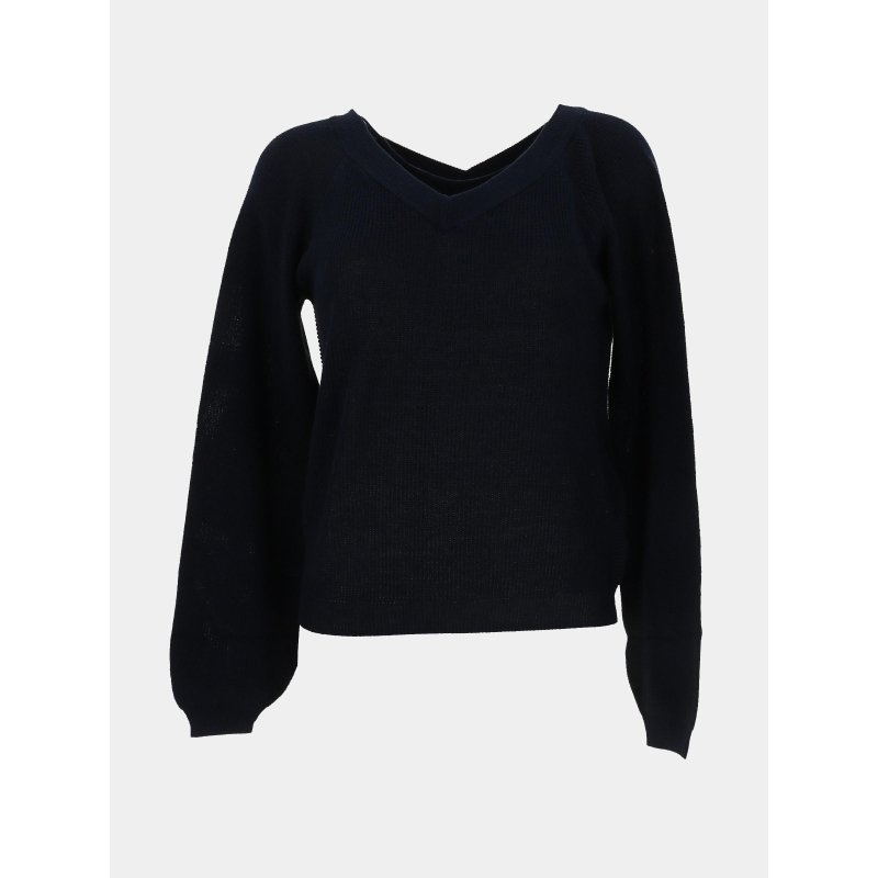 Pull double col v newlexsun bleu marine femme - Vero Moda