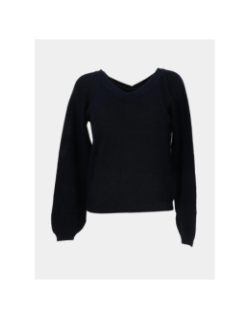 Pull double col v newlexsun bleu marine femme - Vero Moda