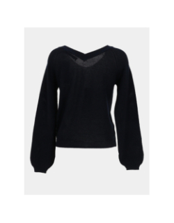 Pull double col v newlexsun bleu marine femme - Vero Moda