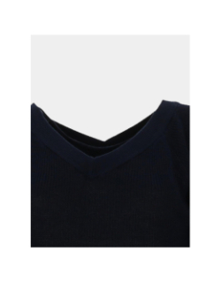 Pull double col v newlexsun bleu marine femme - Vero Moda