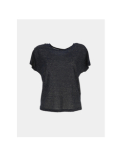 T-shirt pailleté brook bleu marine femme - Vero Moda