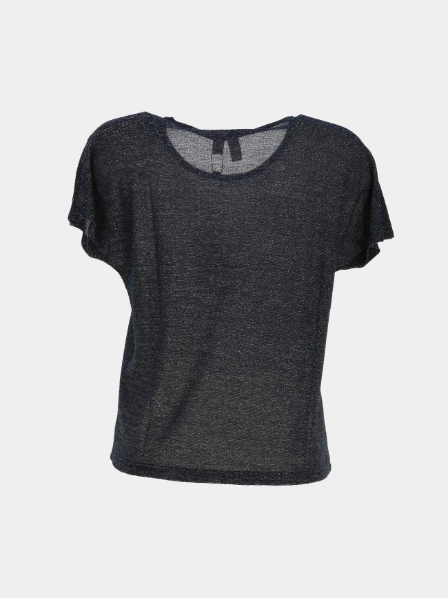 T-shirt pailleté brook bleu marine femme - Vero Moda