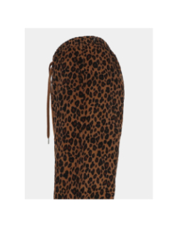 Pantalon côtelé léopard ragna marron femme - Only