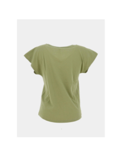 T-shirt regular col v winnie vert femme - Only