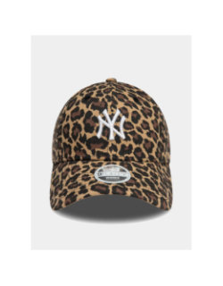 Casquette 9forty leopard NY yankees marron femme - New Era