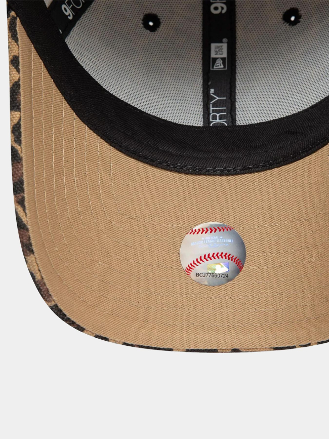 Casquette 9forty leopard NY yankees marron femme - New Era