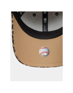 Casquette 9forty leopard NY yankees marron femme - New Era