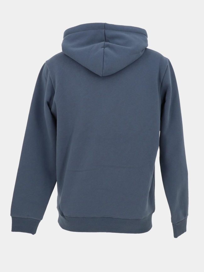Sweat à capuche logo brodé bleu gris homme - Project X Paris