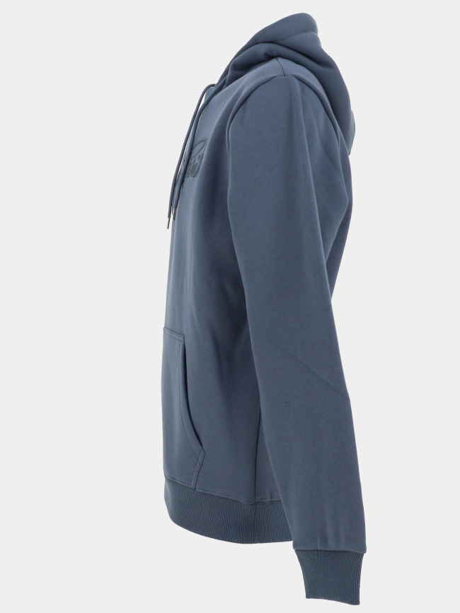 Sweat à capuche logo brodé bleu gris homme - Project X Paris