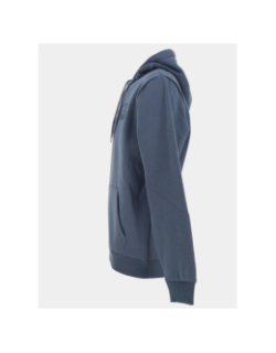 Sweat à capuche logo brodé bleu gris homme - Project X Paris