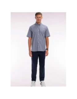 Pantalon chino coupe droite bleu marine homme - Eden Park