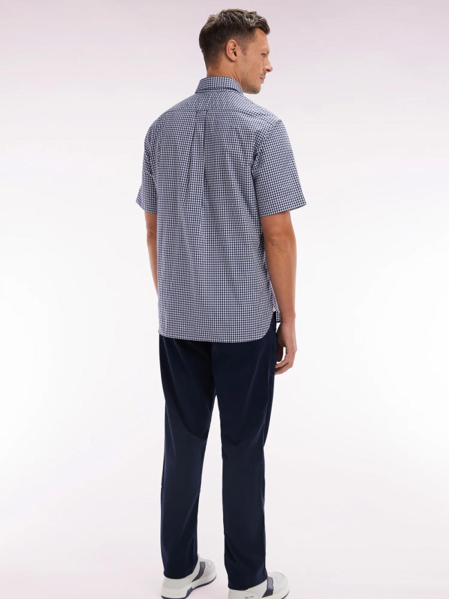 Pantalon chino coupe droite bleu marine homme - Eden Park