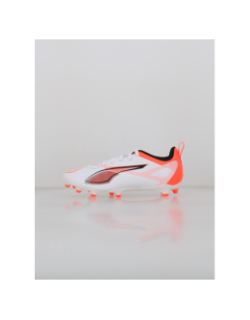 Chaussures de football ultra 5 play fg/ag blanc enfant - Puma