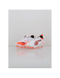 Chaussures de football ultra 5 play fg/ag blanc enfant - Puma