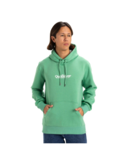 Sweat à capuche fineline vert homme - Quiksilver