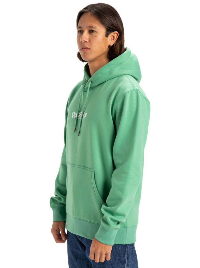 Sweat à capuche fineline vert homme - Quiksilver