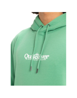Sweat à capuche fineline vert homme - Quiksilver