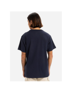 T-shirt manches courtes typed out bleu marine homme - Quiksilver
