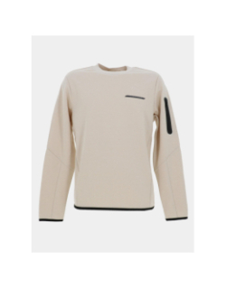 Sweat à col rond jcofusion beige homme - Jack & Jones