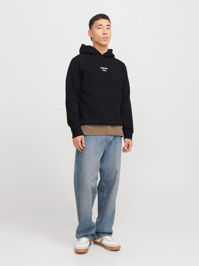 Sweat à capuche jcotarmac camo noir homme - Jack & Jones