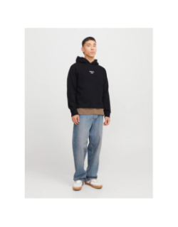 Sweat à capuche jcotarmac camo noir homme - Jack & Jones