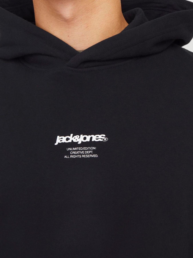 Sweat à capuche jcotarmac camo noir homme - Jack & Jones