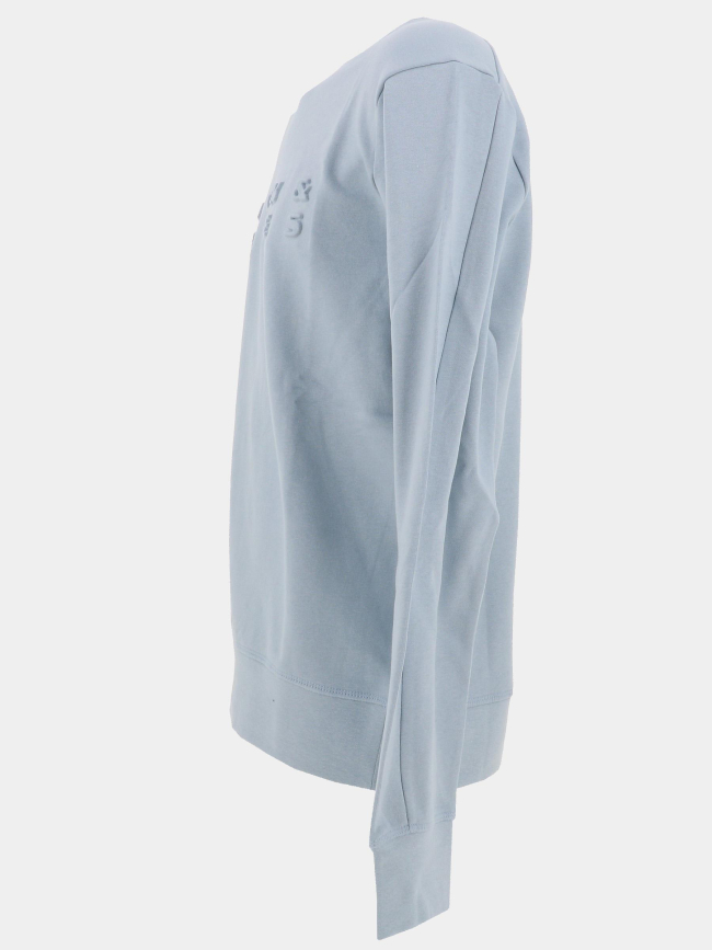 Sweat col rond logo relief jcopacer bleu homme - Jack & Jones