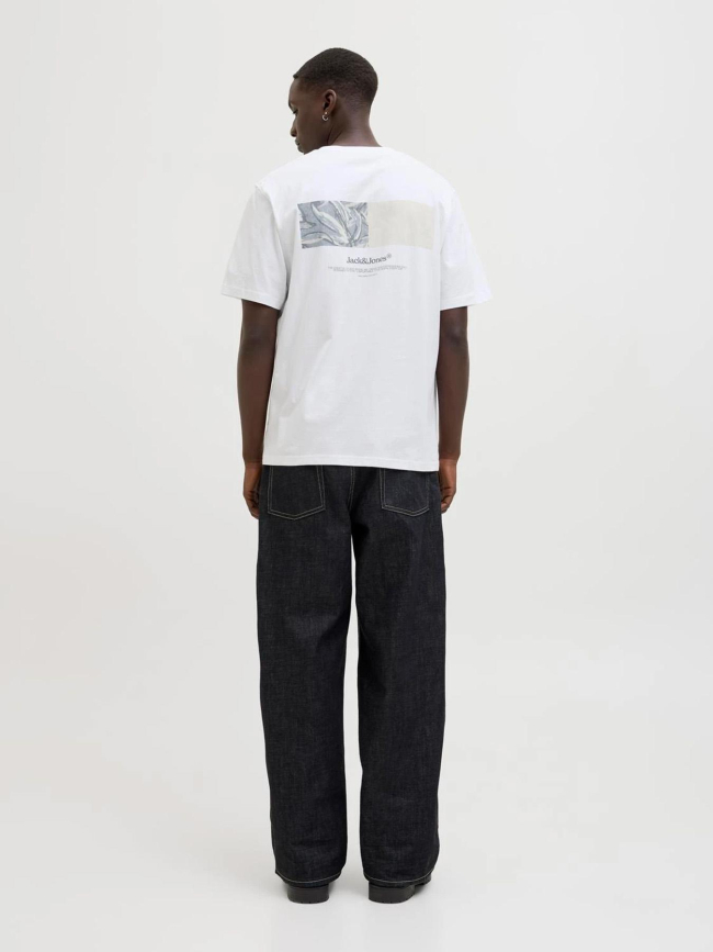 T-shirt à manches courtes jorsplit blanc homme - Jack & Jones