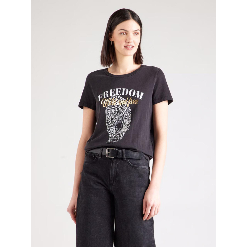 T-shirt à manches courtes vmvasta noir femme - Vero Moda