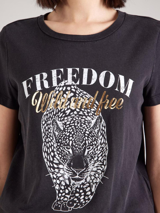 T-shirt à manches courtes vmvasta noir femme - Vero Moda