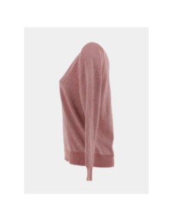 Pull brillant à col en v vmelsa shine rose femme - Vero Moda