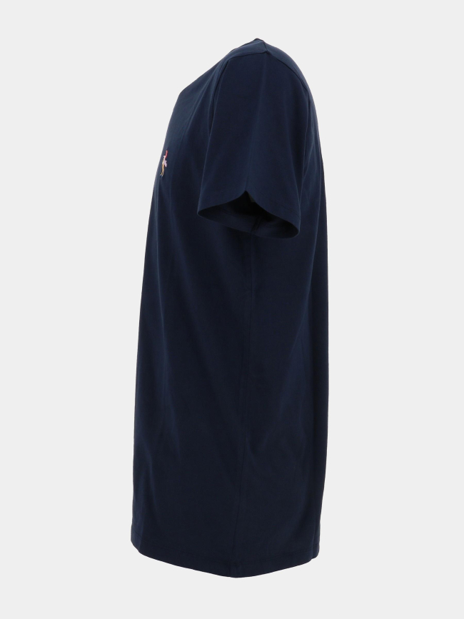 T-shirt à manches courtes patchsurfeuse bleu marine homme - Pullin