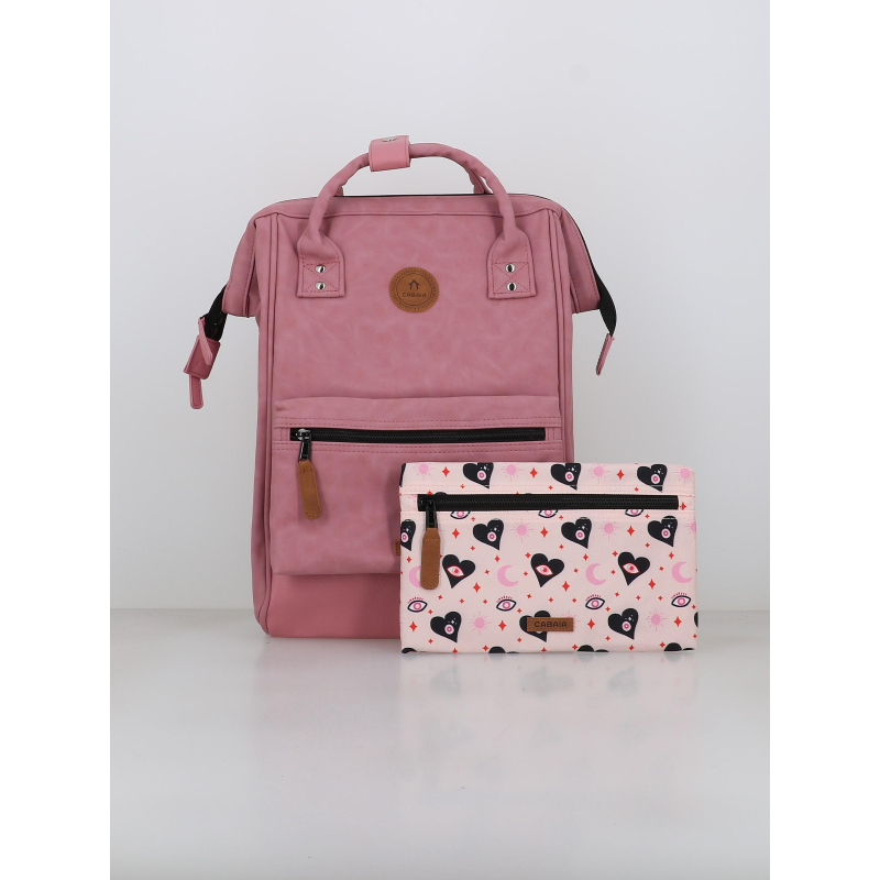 Sac à dos adventurer medium bari rose - Cabaïa